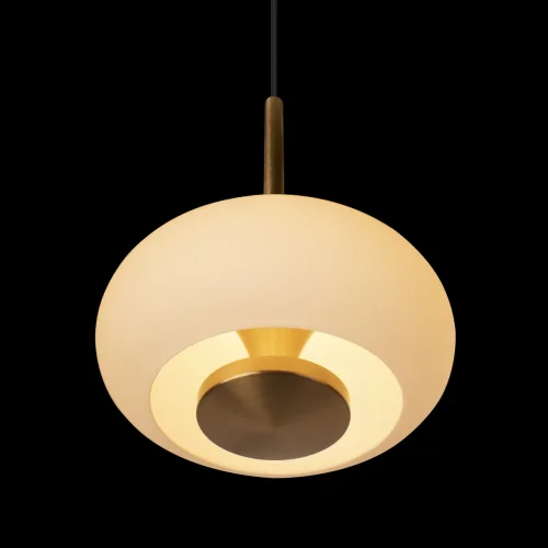 Светильник подвесной LED Marshmallow 10390 LOFT IT белый на 1 лампу, основание чёрное в стиле арт-деко фото 6