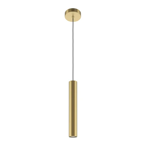 Светильник подвесной Pro Focus MOD161PL-01G1 Maytoni золотой 1 лампа, основание золотое в стиле современный трубочки фото 2