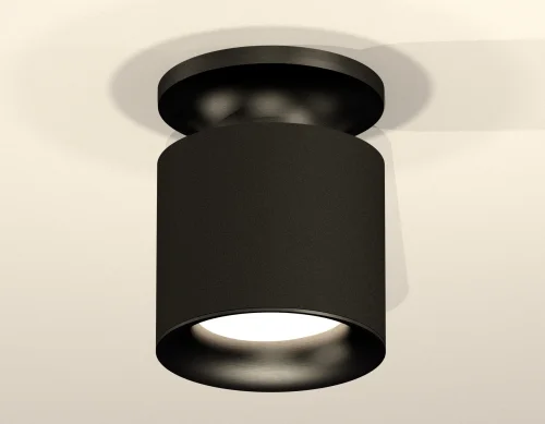 Светильник накладной XS7402061 Ambrella light чёрный 1 лампа, основание чёрное в стиле хай-тек современный круглый фото 4