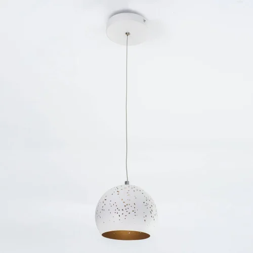 Светильник подвесной LED Деко CL504100 Citilux белый 1 лампа, основание белое в стиле современный шар фото 2
