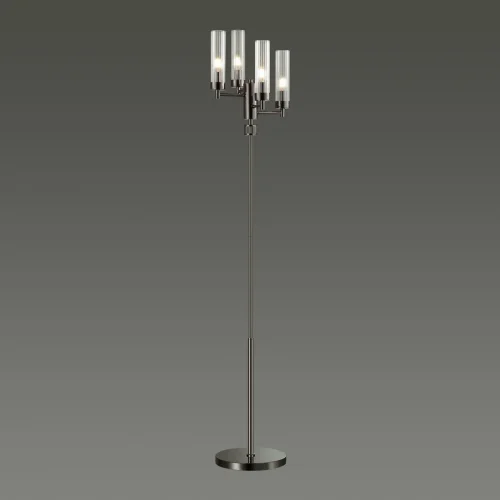 Торшер Kamilla 5275/4F Lumion  прозрачный 4 лампы, основание чёрное в стиле классический
 фото 3