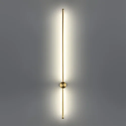 Бра LED Fillini 4335/18WGP Odeon Light золотой на 1 лампу, основание золотое в стиле современный хай-тек минимализм отражённый свет фото 6