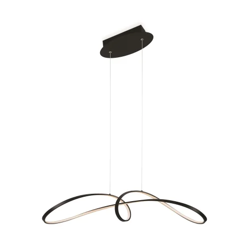 Светильник подвесной LED Curve MOD156PL-L52B4K Maytoni чёрный на 1 лампу, основание чёрное в стиле минимализм хай-тек фото 3