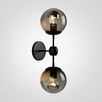 Настенный светильник Modo Chandelier 106300-22 ImperiumLoft серый 2 лампы, основание чёрное в стиле современный 