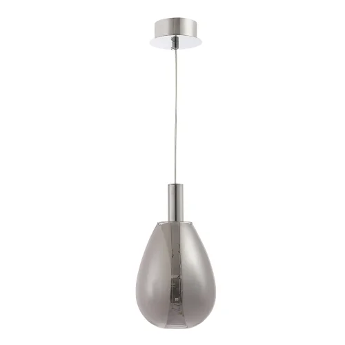 Светильник подвесной LED GAUDI SP4W LED SMOKE Crystal Lux серый на 1 лампу, основание хром в стиле современный фото 3