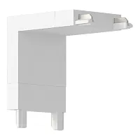 Соединитель угловой "потолок-стена" Skyflat ST067.509.14 ST-Luce белый в стиле хай-тек современный для светильников серии Skyflat skyflat магнитная накладной