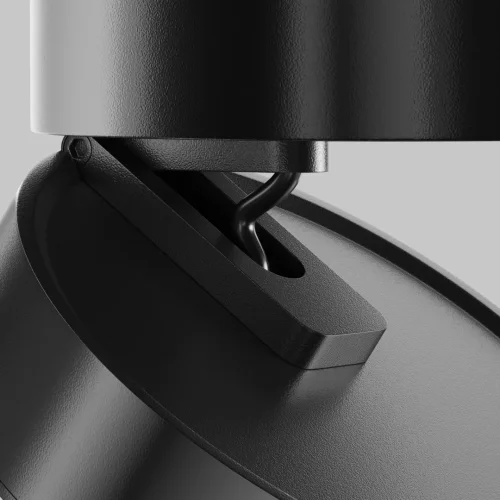 Светильник накладной LED Alivar C022CL-L12B Maytoni чёрный 1 лампа, основание чёрное в стиле современный круглый фото 7