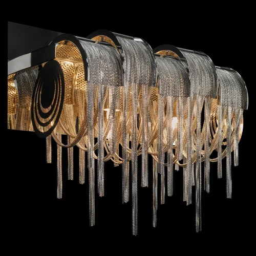 Бра Volver 10404W/B SN LOFT IT никель на 2 лампы, основание никель в стиле арт-деко цепочки фото 2 Бра Volver 10404W/B SN LOFT IT никель на 2 лампы, основание никель в стиле арт-деко цепочки фото 2