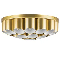 Люстра потолочная Siena 720222 Lightstar золотая на 22 лампы, основание золотое в стиле современный арт-деко 