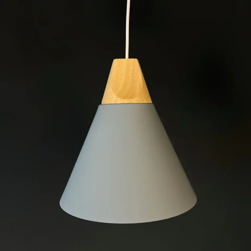 Светильник подвесной XD-B Gray 178214-26 ImperiumLoft серый 1 лампа, основание серое в стиле скандинавский  фото 2
