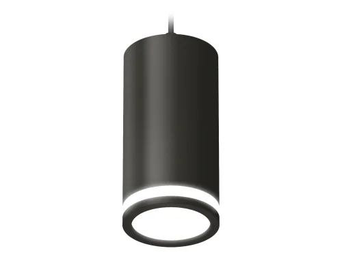 Светильник подвесной XP8162025 Ambrella light белый 1 лампа, основание чёрное в стиле хай-тек 