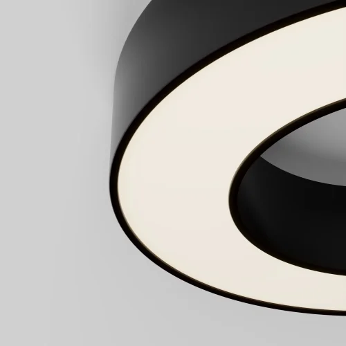 Светильник потолочный LED Lua C093CL-24W3K-B Maytoni белый на 1 лампу, основание чёрное в стиле современный хай-тек фото 2