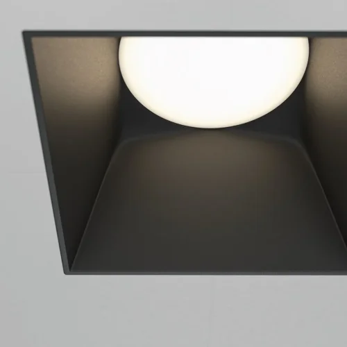 Светильник точечный Share DL051-01-GU10-SQ-WB Maytoni чёрный 1 лампа, основание чёрное в стиле современный для затирки фото 3