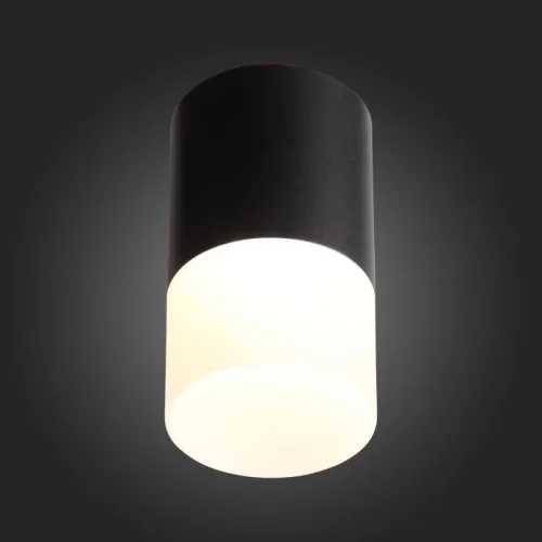 Светильник накладной LED ST100.402.10 ST-Luce белый на 1 лампу, основание белое в стиле хай-тек круглый фото 2