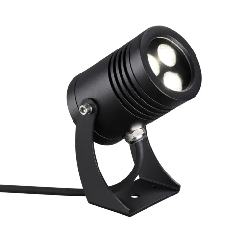 Прожектор LED Stima 6648/6WA Odeon Light уличный IP67 чёрный на 1 лампу, плафон чёрный в стиле хай-тек LED фото 2