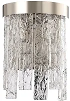 Бра Frostyle 2155/11/02W Stilfort прозрачный 2 лампы, основание никель в стиле современный 