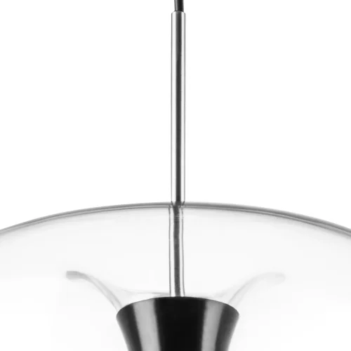 Светильник подвесной LED Cupola 804207 Lightstar прозрачный 1 лампа, основание серебряное в стиле арт-деко  фото 6