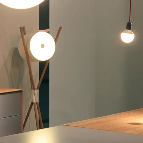 Торшер SHIFT LAMP 101411-26 ImperiumLoft чёрный на 1 лампу, основание коричневое в стиле современный фото 6