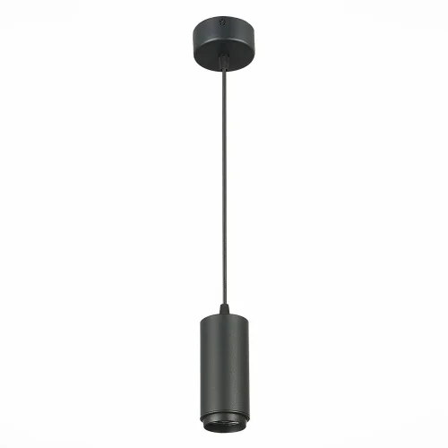 Светильник подвесной LED Zoom ST600.443.10 ST-Luce чёрный 1 лампа, основание чёрное в стиле хай-тек трубочки фото 2