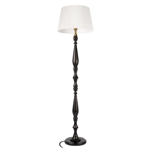 Торшер Эня / Enya 10576F Black LOFT IT белый на 1 лампу, основание чёрное в стиле кантри винтаж фото 2