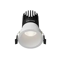 Светильник точечный Dip 4000K 15Вт 50° DL118-15W-4K-W Maytoni белый на 1 лампу, основание белое в стиле современный хай-тек круглый
