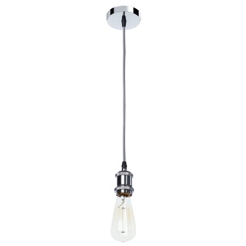 Светильник подвесной Electra A7002SP-1CC Arte Lamp без плафона 1 лампа, основание хром в стиле лофт 