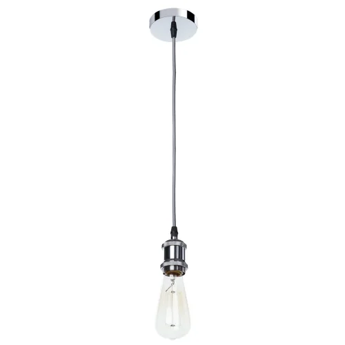 Светильник подвесной Electra A7002SP-1CC Arte Lamp без плафона на 1 лампу, основание хром в стиле лофт 