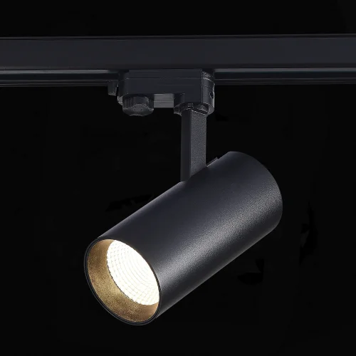 Трековый светильник LED трёхфазный ST661.446.30 ST-Luce чёрный для шинопроводов серии Трехфазная трековая система