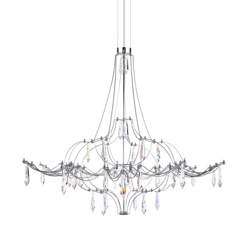 Люстра подвесная ЛЕД Мира / Mira 10588/800 Silver Asfour LOFT IT прозрачная на 1 лампу, основание серебряное в стиле арт-деко капли фото 3 Люстра подвесная ЛЕД Мира / Mira 10588/800 Silver Asfour LOFT IT прозрачная на 1 лампу, основание серебряное в стиле арт-деко капли фото 3