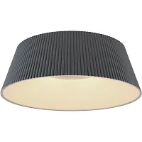 Светильник потолочный LED с пультом Crotone 48801A-45 Globo чёрный 1 лампа, основание серое чёрное в стиле современный с пультом