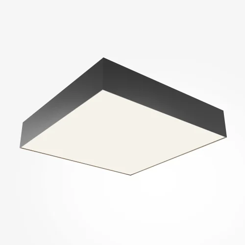 Светильник потолочный LED Zon C032CL-36W4K-SQ-B Maytoni белый на 1 лампу, основание чёрное в стиле современный квадраты фото 7