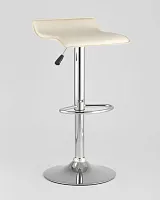 Стул барный hi-tec NEW, бежевый NP УТ000037678 Stool Group, бежевый/экокожа, ножки//хром, размеры - 630*830***395*395
