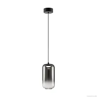 Светильник подвесной LED Idol FR6134PL-L4SM Freya чёрный серый 1 лампа, основание чёрное в стиле современный 