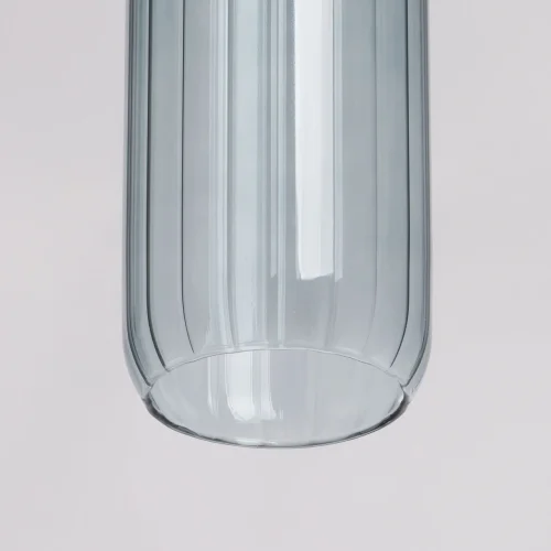 Светильник подвесной Кьянти 720012201 DeMarkt серый 1 лампа, основание латунь бронзовое в стиле современный  фото 6