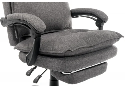 Компьютерное кресло Rapid серое 11491 Woodville, серый/ткань, ножки/пластик/чёрный, размеры - *580***680*750 фото 8