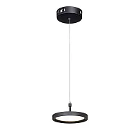 Светильник подвесной LED V4603-1/1S Vitaluce без плафона 1 лампа, основание чёрное в стиле хай-тек 