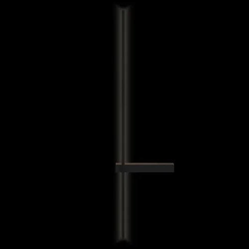 Бра LED Linio 10149/1200 Black LOFT IT чёрный на 1 лампа, основание чёрное в стиле хай-тек  фото 2