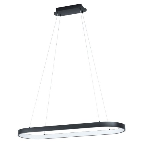 Светильник подвесной LED Codriales 99358 Eglo чёрный белый 1 лампа, основание чёрное в стиле хай-тек современный 