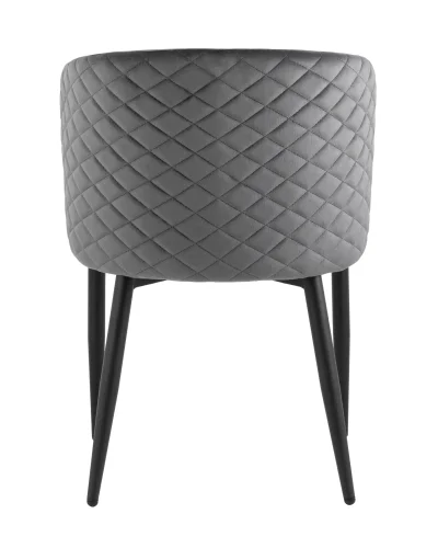 Стул Оскар NEW, велюр серый УТ000031308 Stool Group, серый/велюр, ножки/металл/чёрный, размеры - ****530*550 фото 5