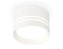 Светильник накладной XS8101021 Ambrella light белый 1 лампа, основание белое в стиле хай-тек круглый