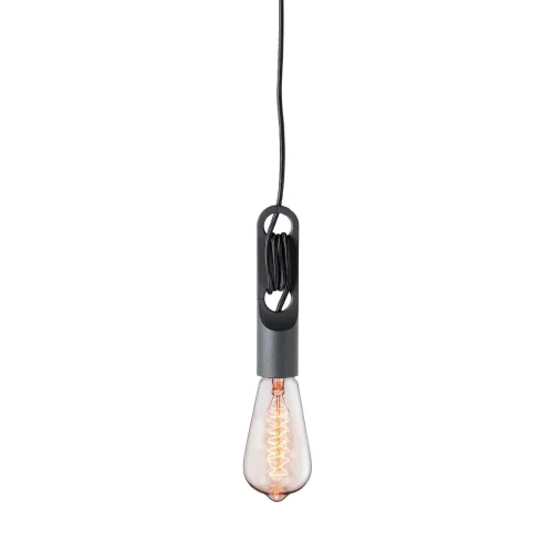 Светильник подвесной LOFT1510BL LOFT IT без плафона на 1 лампу, основание чёрное в стиле лофт 