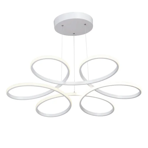 Светильник подвесной LED V4610-0/6S Vitaluce без плафона на 1 лампу, основание белое в стиле хай-тек 