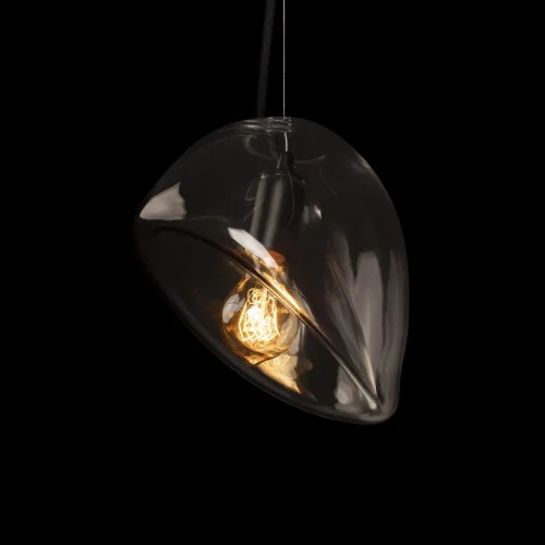 Светильник подвесной Gallo 10293 Clear LOFT IT прозрачный 1 лампа, основание чёрное в стиле арт-деко  фото 6