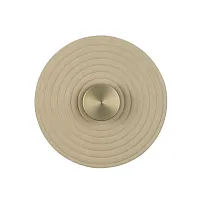 Бра LED Felt 7035/6WA Odeon Light бежевый на 1 лампу, основание бронзовое в стиле минимализм отражённый свет