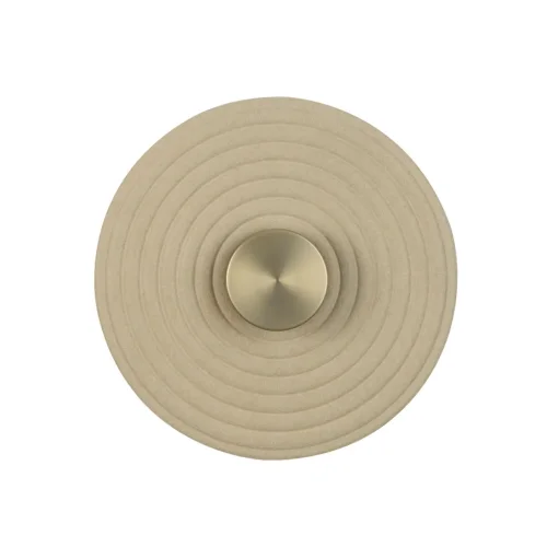 Бра LED Felt 7035/6WA Odeon Light бежевый на 1 лампу, основание бронзовое в стиле минимализм отражённый свет