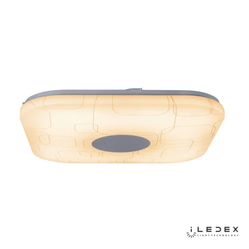 Светильник потолочный LED с пультом Cube Cube24W-Square iLedex белый на 1 лампу, основание белое в стиле современный хай-тек с пультом