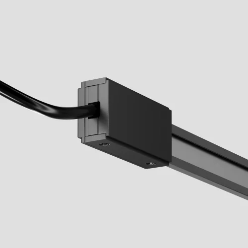 Ввод питания Magnetic track system Flexity TRA200B-11B-100 Maytoni чёрный в стиле для светильников серии Magnetic track system Flexity flexity гибкая фото 2