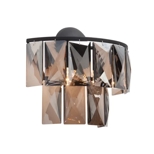 Бра V5276-1/3A Vitaluce серый чёрный на 3 лампы, основание чёрное в стиле современный классический 