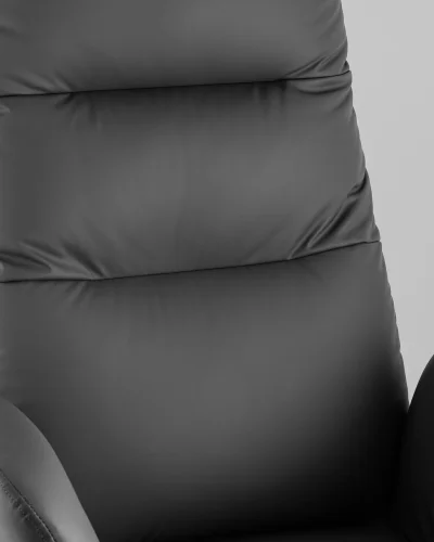 Кресло руководителя TopChairs Solid NC с оттоманкой, серый УТ000041760 Stool Group, /, ножки//, размеры - ***** фото 3