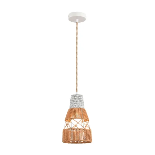 Светильник подвесной Boho 8367/1B Lumion бежевый на 1 лампу, основание белое в стиле скандинавский фото 6 Светильник подвесной Boho 8367/1B Lumion бежевый на 1 лампу, основание белое в стиле скандинавский фото 6
